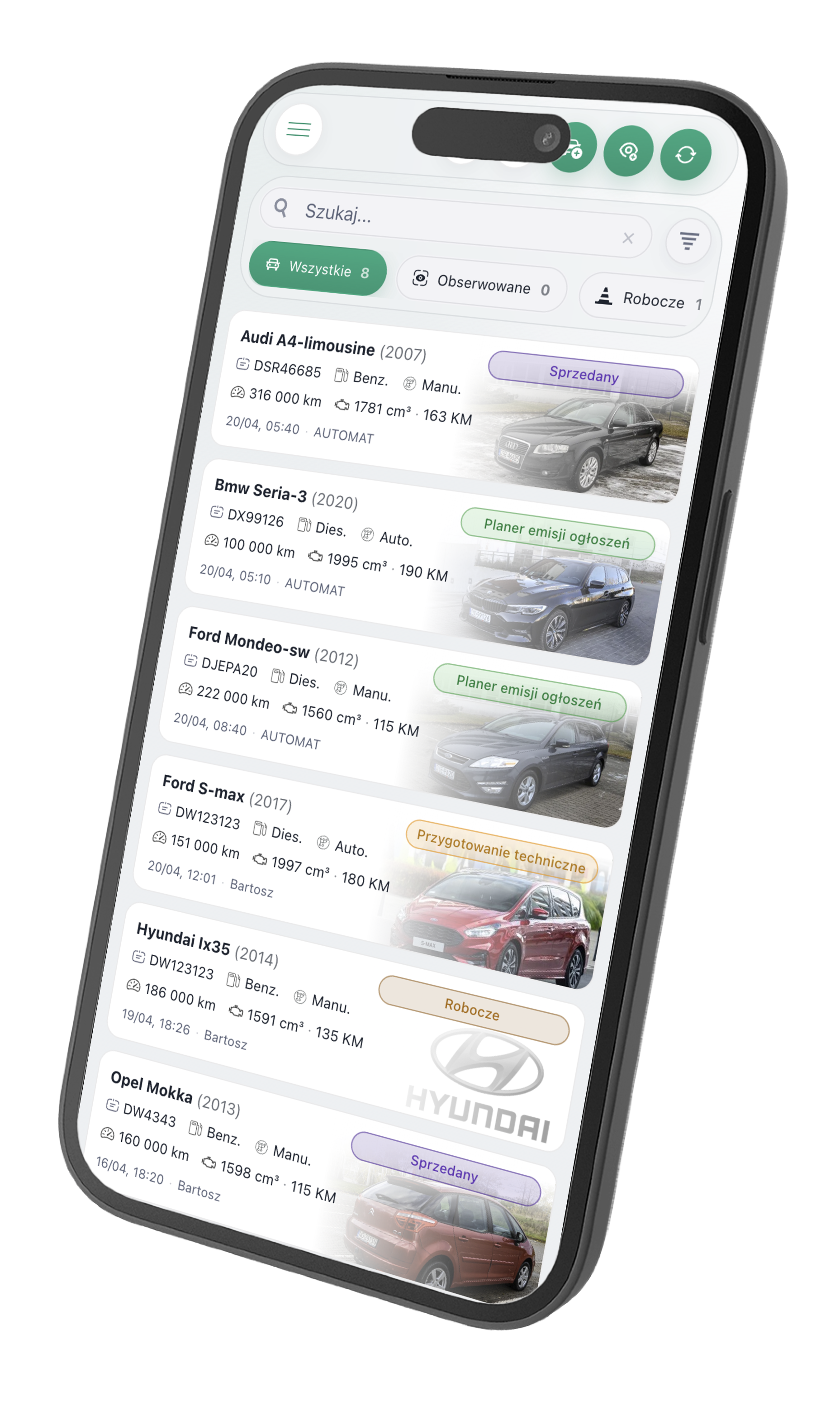 Komis360 na telefonie